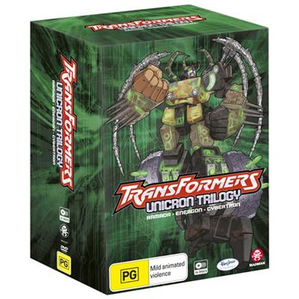 Transformers cybertron clearance dvd